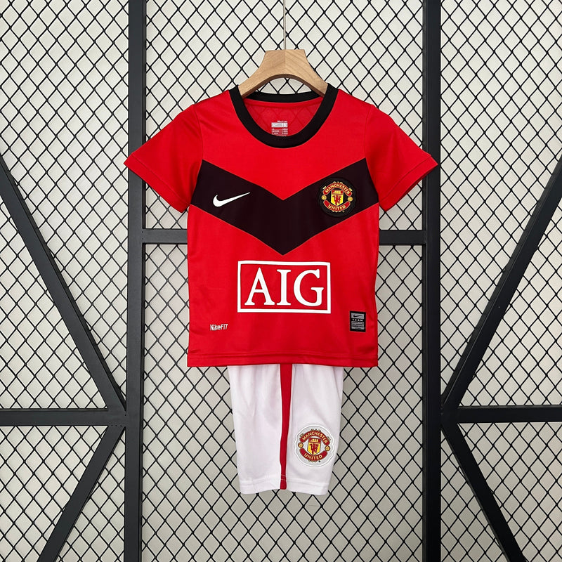 MANCHESTER UNITED I 09/10 CONJUNTO INFANTIL (RETRO)